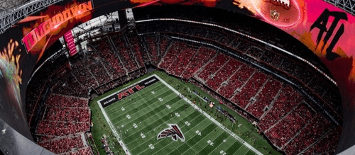 Стадион Mercedes-Benz Stadium  в Атланте